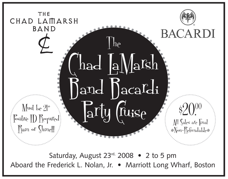 The Chad LaMarsh Band Bacardi Party Cruise