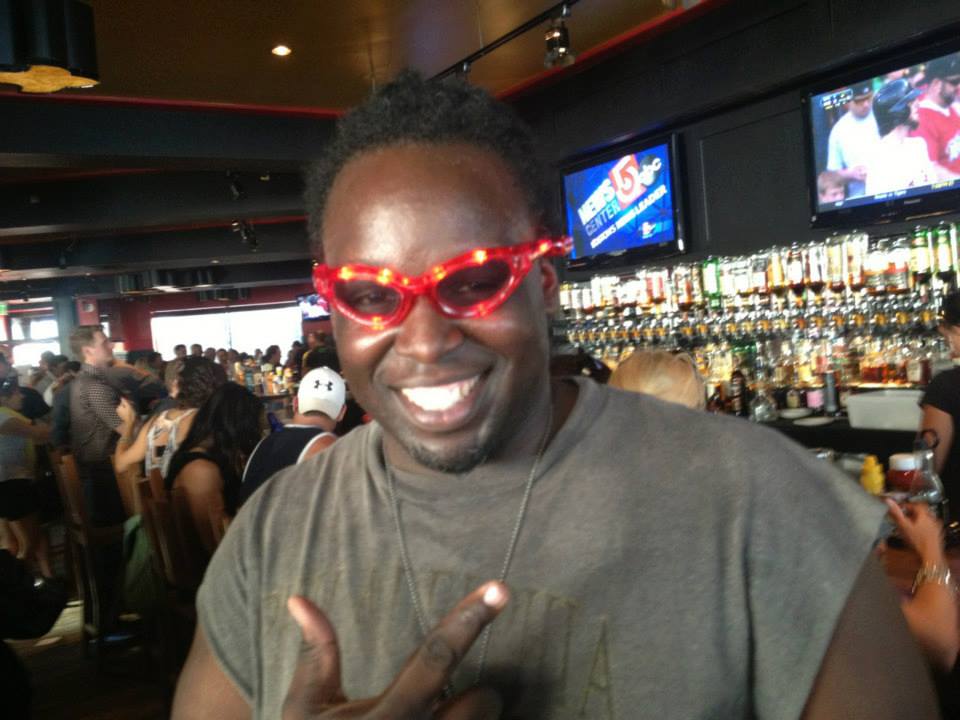 Byron at the Bacardi after party lookin' dapper!