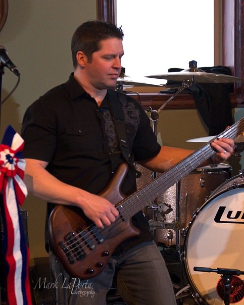 Playin' some bass for the Zep gig