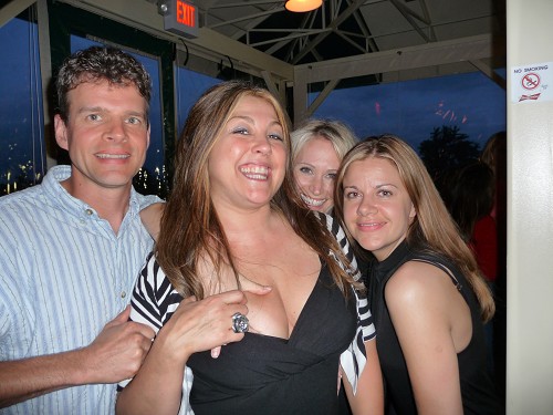B-day girl getting a lotta love from her friends!