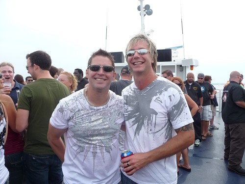 Yes, Dan and I traded shirts later