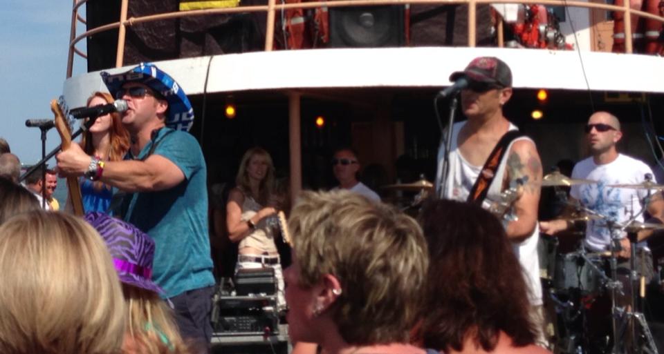 CL Band rockin' the Bacardi Party Cruise