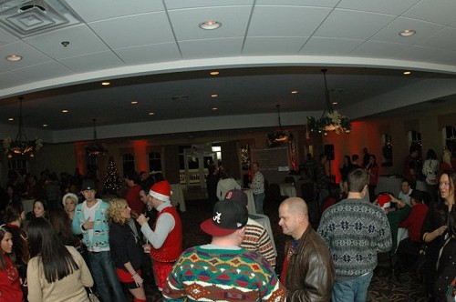 Ugly sweater crowd