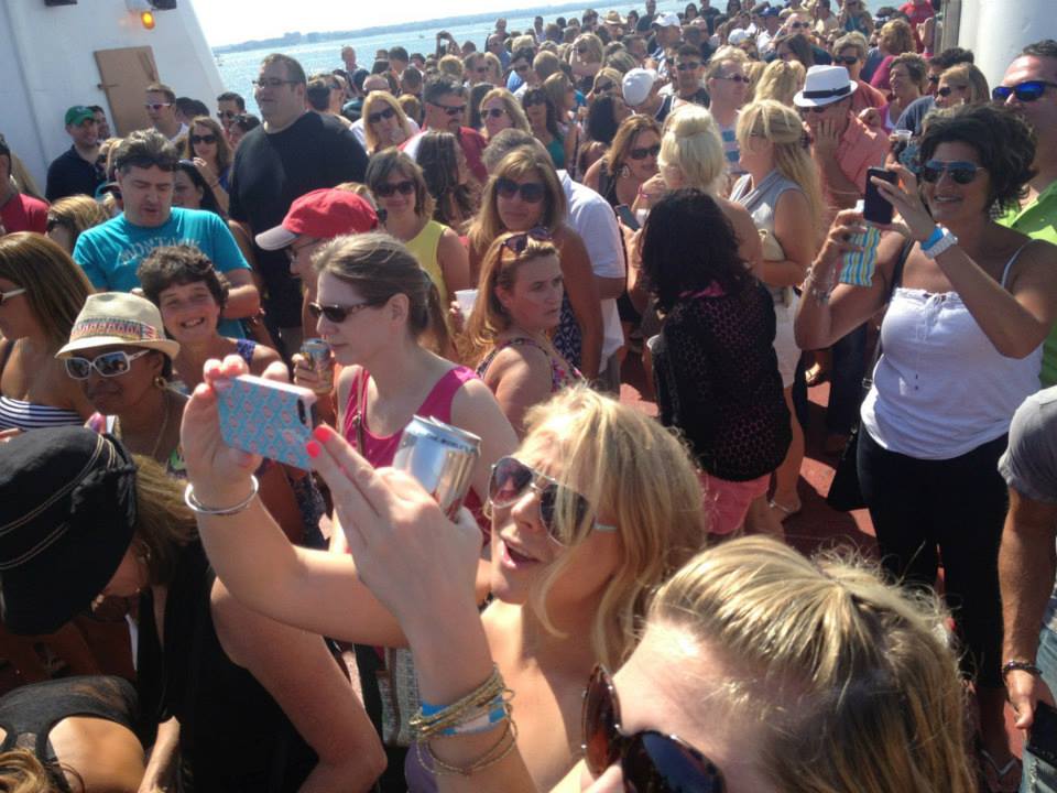Crazies on the boat