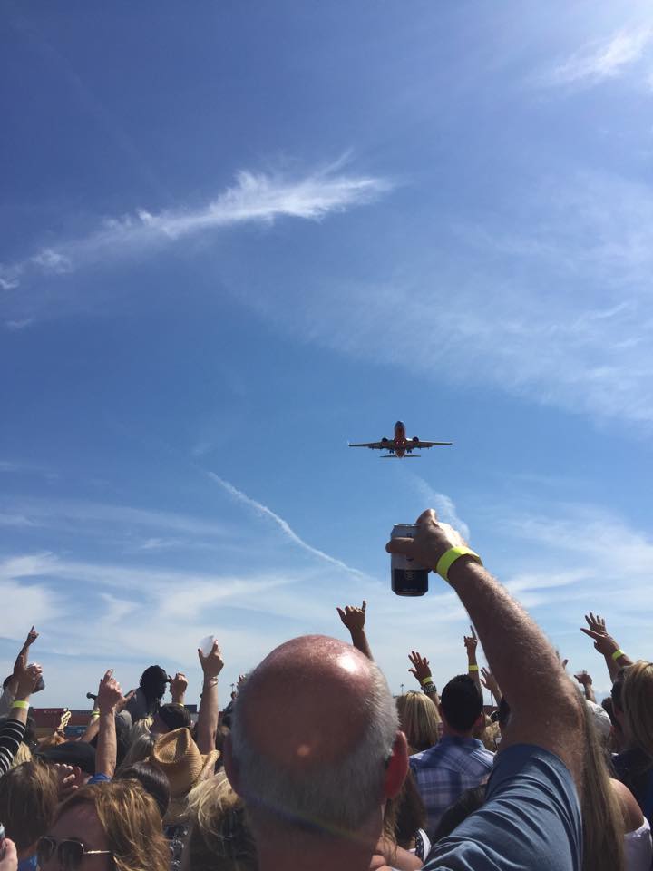 Cruising by Logan Airport