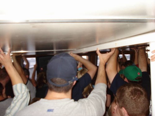 Waves on the water - hold the roof!