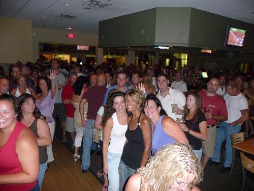 Waiting for the band to start up