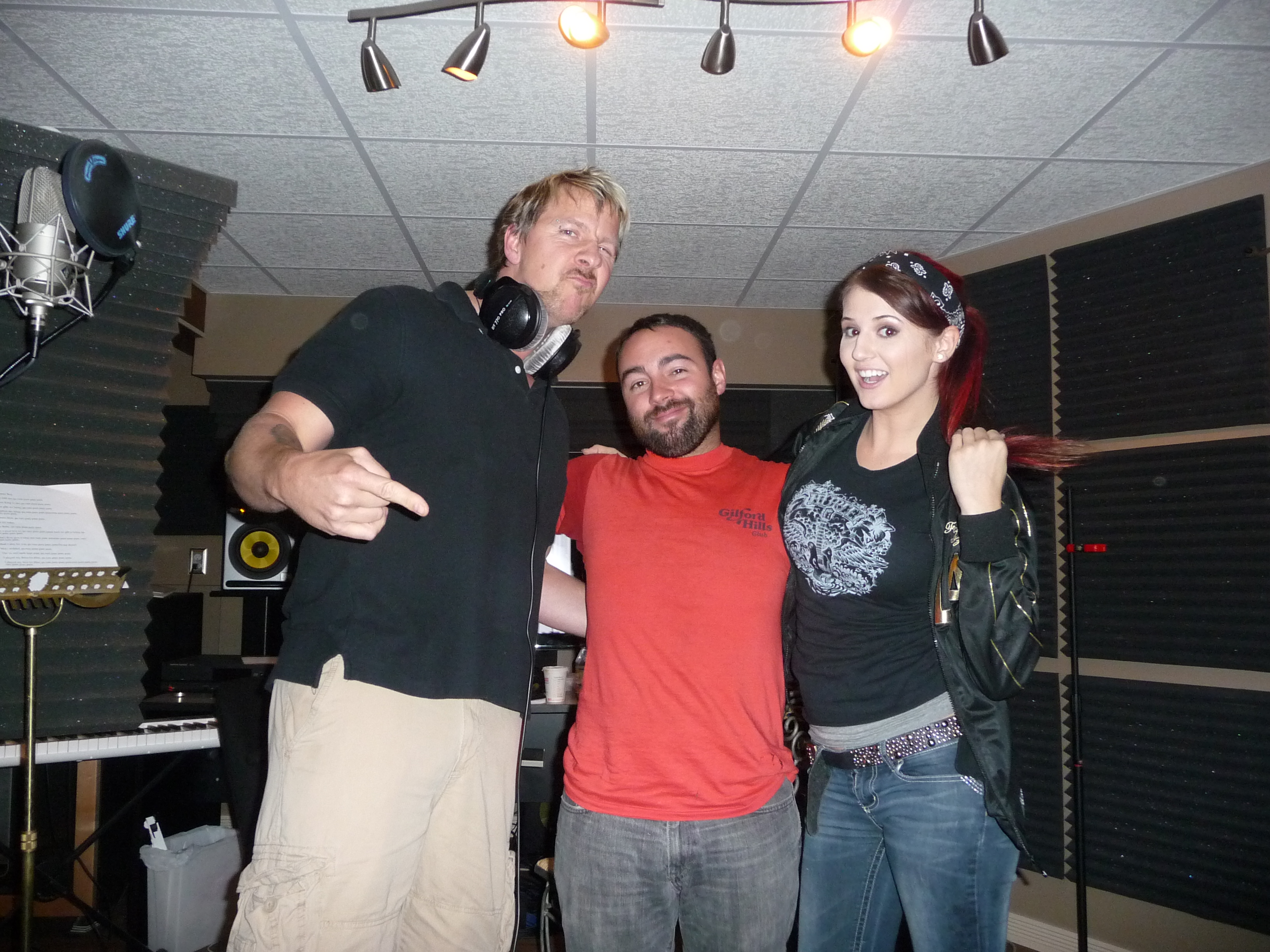 Steve Archmbault (Craving Lucy), Joe Pierog, and MB Padfield