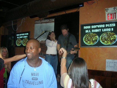 Marlena on stage realizes I'm really not the guy from Maroon 5 (after 7 shots)