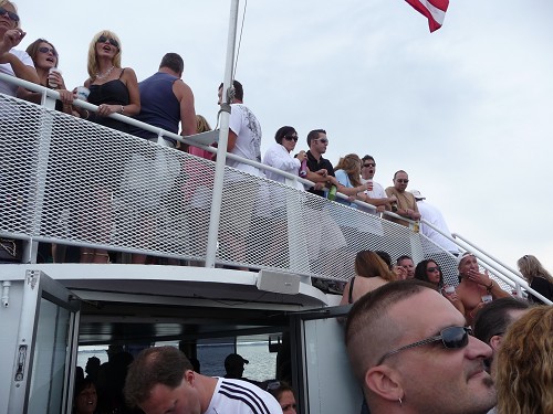 Top deck from below